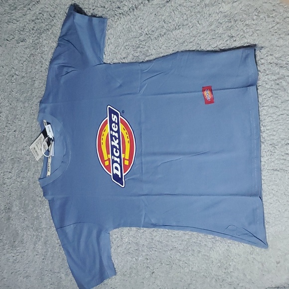 Dickies Blue Horseshoe Logo T-Shirt - Picture 1 of 8